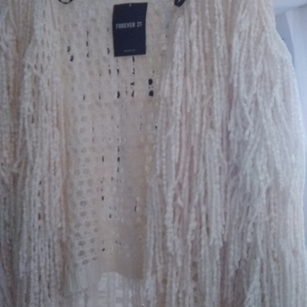 Fringed sweater